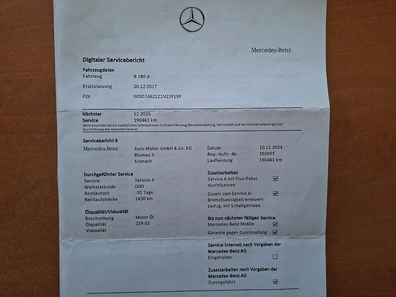 Mercedes-Benz Třídy B (2017) B 180D 80kW -S.KNIHA-SENZORY - fotka 46 z 49