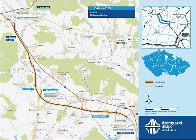 Na trase D35 Úlibice - Hořice začal archeologický výzkum., zdroj: ŘSD