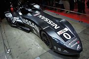 Monopost týmu All American Racers DeltaWing, účastník 24 hodin Le Mans v roce 2012 na výstavě v Tokyu v roce 2013.