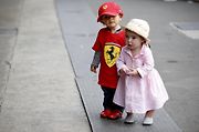 Děti fanoušci Ferrari