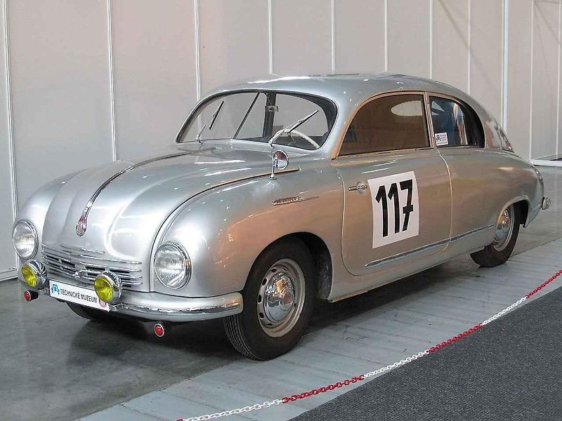 Tatra 601 Monte Carlo na rallye Alpenfahrt.