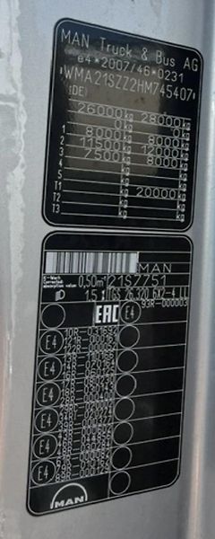 MAN TGS (2017) 26.320 6x2 chlaďák EURO 6 - fotka 13 z 13