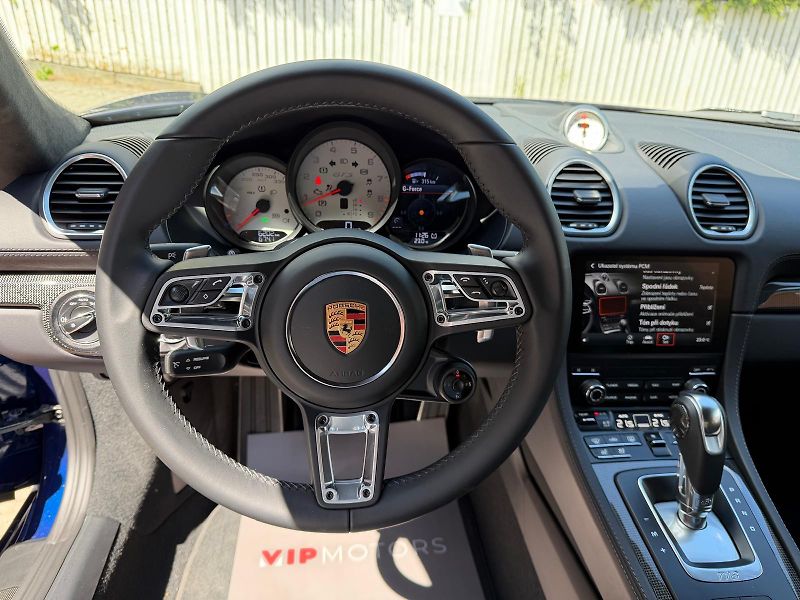 Porsche Cayman 718 GTS-PDK-PDLS-Bose-ČR-ZÁRUK - fotka 12 z 24