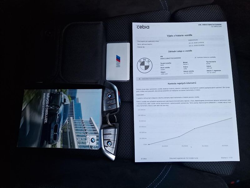 BMW Řada 5 520d Xdrive M-Sport ČR,1.Maj. - fotka 47 z 50