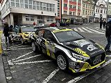 Start 58. ročníku Rallye Šumava na náměstí v Klatovech