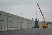 Fototermín v rámci ukázky postupu stavby dálnice D1 Říkovice–Přerov, 14. listopadu 2025, Přerov.