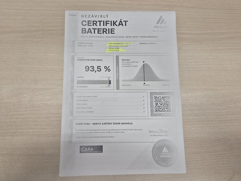 Volkswagen ID.4 150kw, PERFORMACE SOH 93,5% - fotka 22 z 46