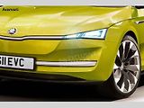 Elektrické sportovní kupé značky Škoda podle představ magazínu Auto Express.