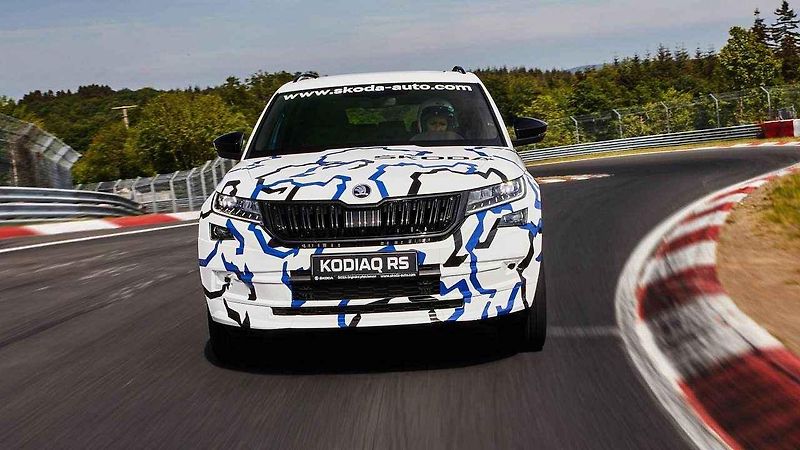 Škoda Kodiaq RS na Nürburgringu.