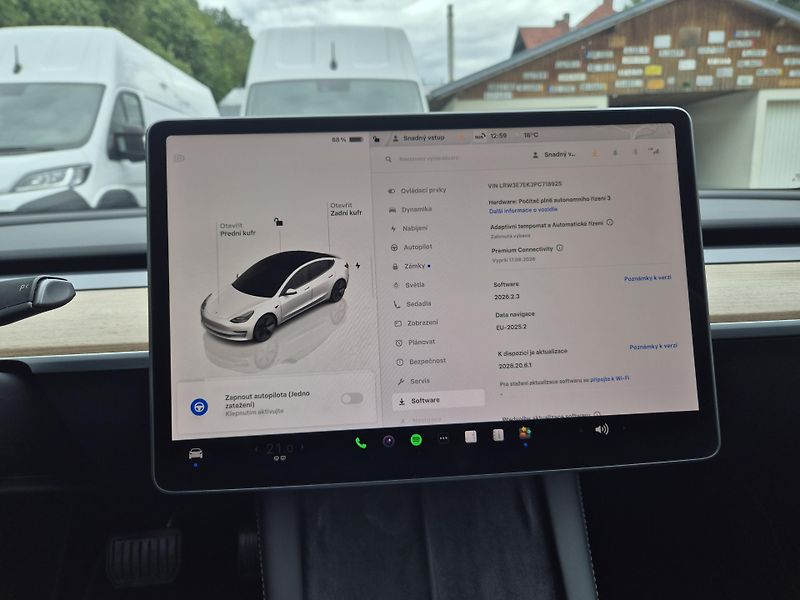 Tesla Model 3 LONG RANGE DUAL MOTOR SOH 94% - fotka 35 z 49