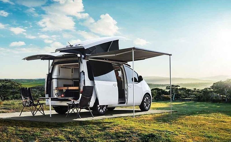 Koncept elektrického obytného auta Hyundai Staria Camper.