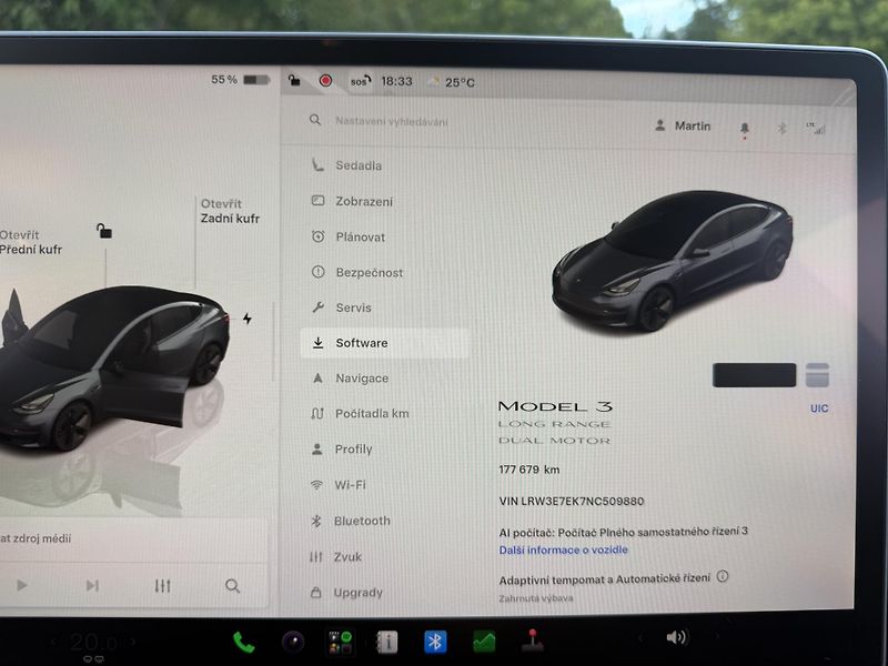 Tesla Model 3 (2022) LR, 93 %, tažné, Ryzen, Matrix - fotka 27 z 30