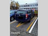 Listopadové parkování ve Strakonicích.