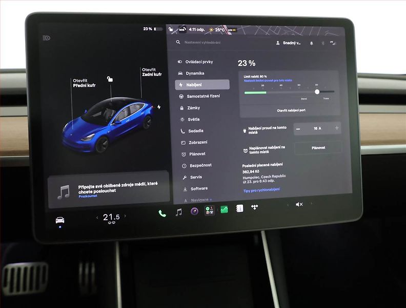 Tesla Model 3 (2019) Long Range 4WD 78kWh, SoH 85% - fotka 14 z 23