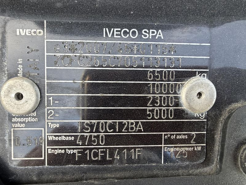 Iveco Daily (2016) 65C17 nový nosič kontejneru  - fotka 13 z 15