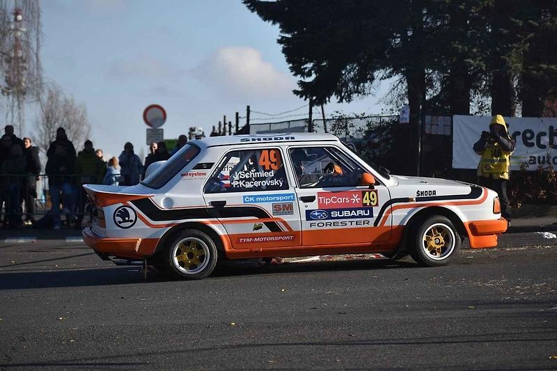 Václav Pech pražský Tipcars Rallysprint vyhrál již po jedenácté